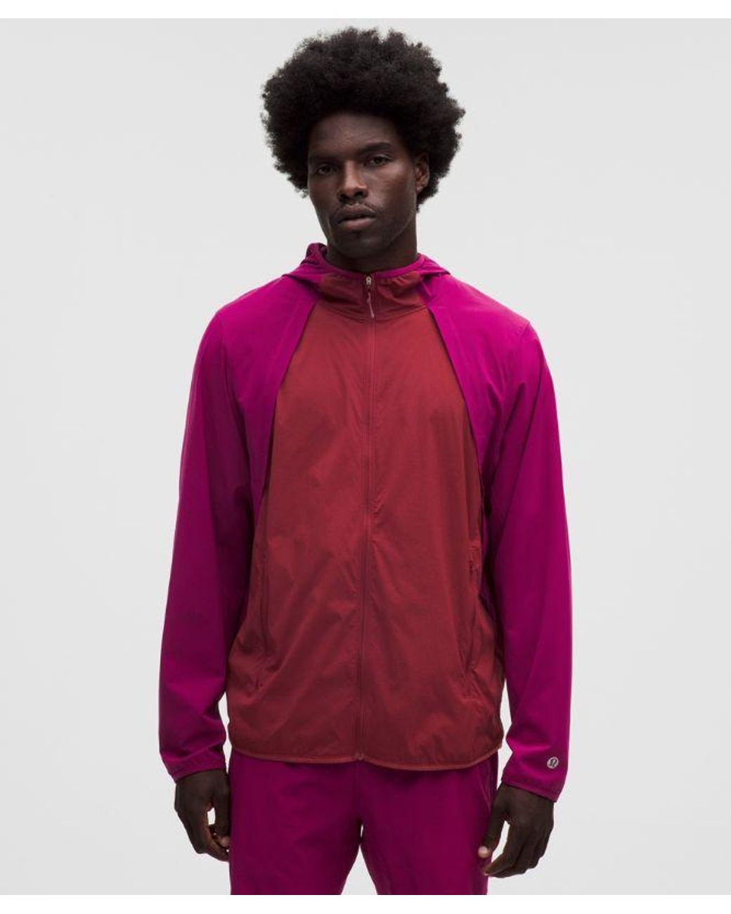 lululemon athletica Red – Fast And Free Packable Jacket – – Size Large for men