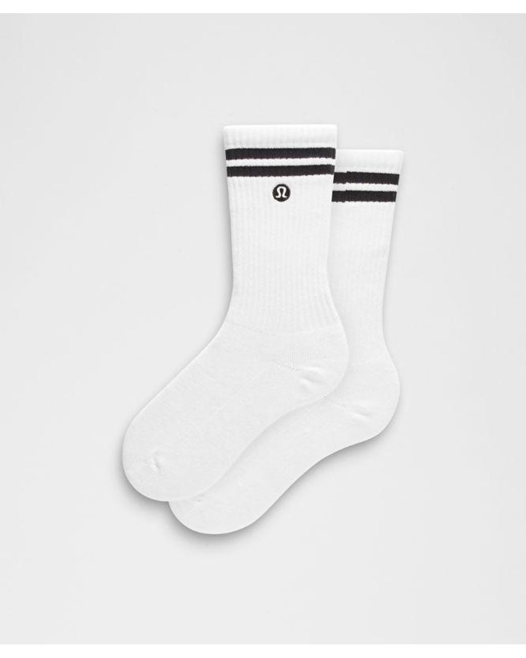 lululemon athletica White Daily Essential Crew Socks