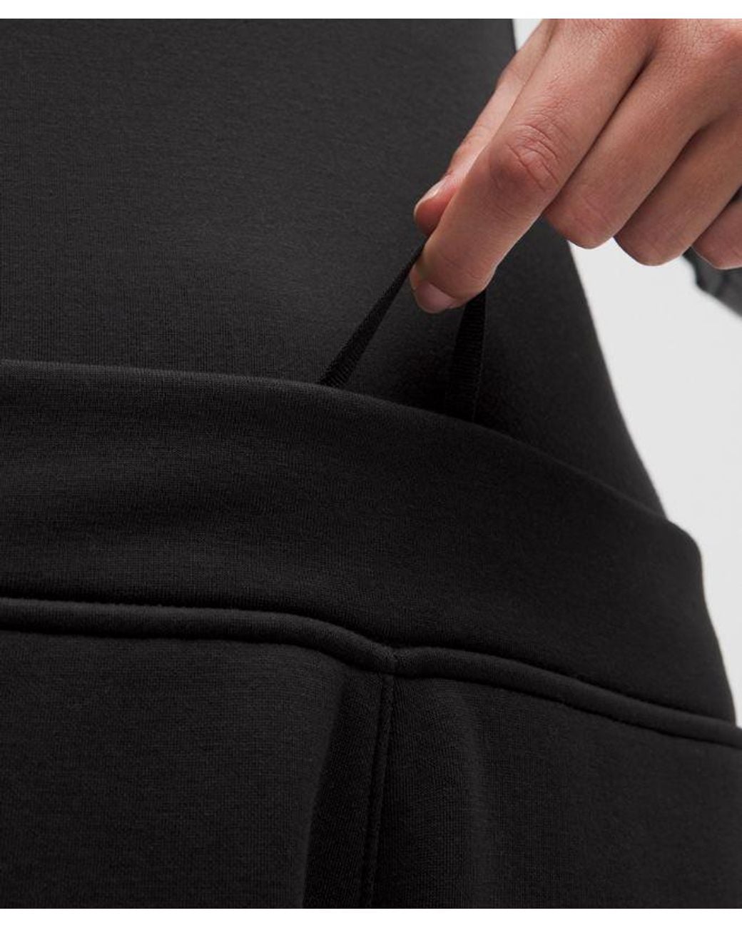 lululemon athletica Black – Big Cozy Ultra-Oversized Wide-Leg Pants Regular Wordmark – – Size Small