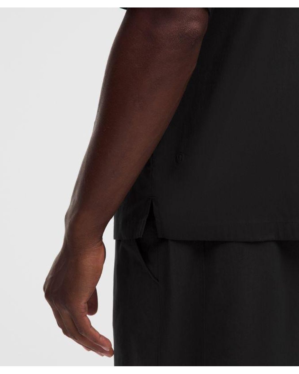 lululemon athletica Black Lightweight Camp-Collar Shirt for men
