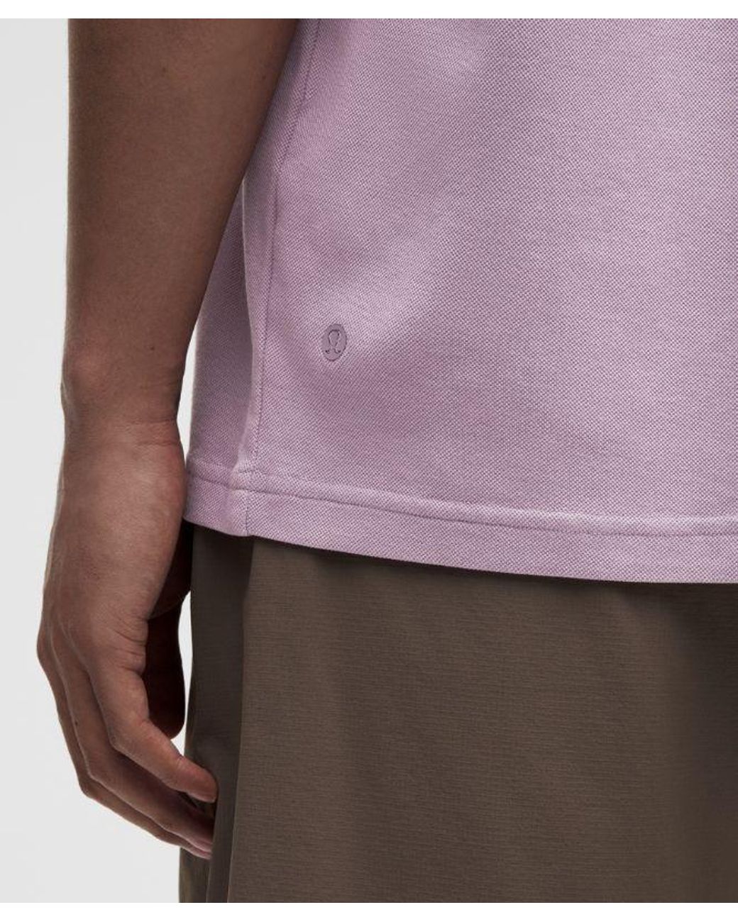 lululemon athletica Purple Pique Performer Relaxed T-Shirt for men