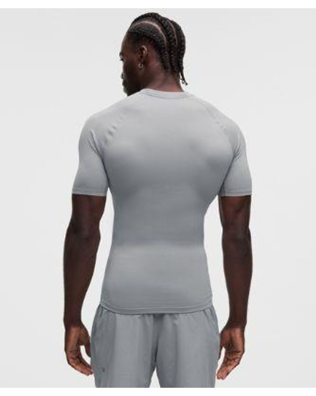 lululemon athletica Gray – Repper Short-Sleeve Shirt – – Size Large for men