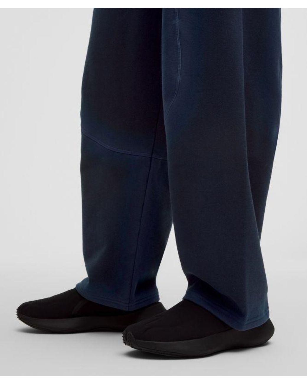 lululemon athletica Blue – Faded French Terry Barrel-Leg Trousers Slnsh Collection – – Size Large for men