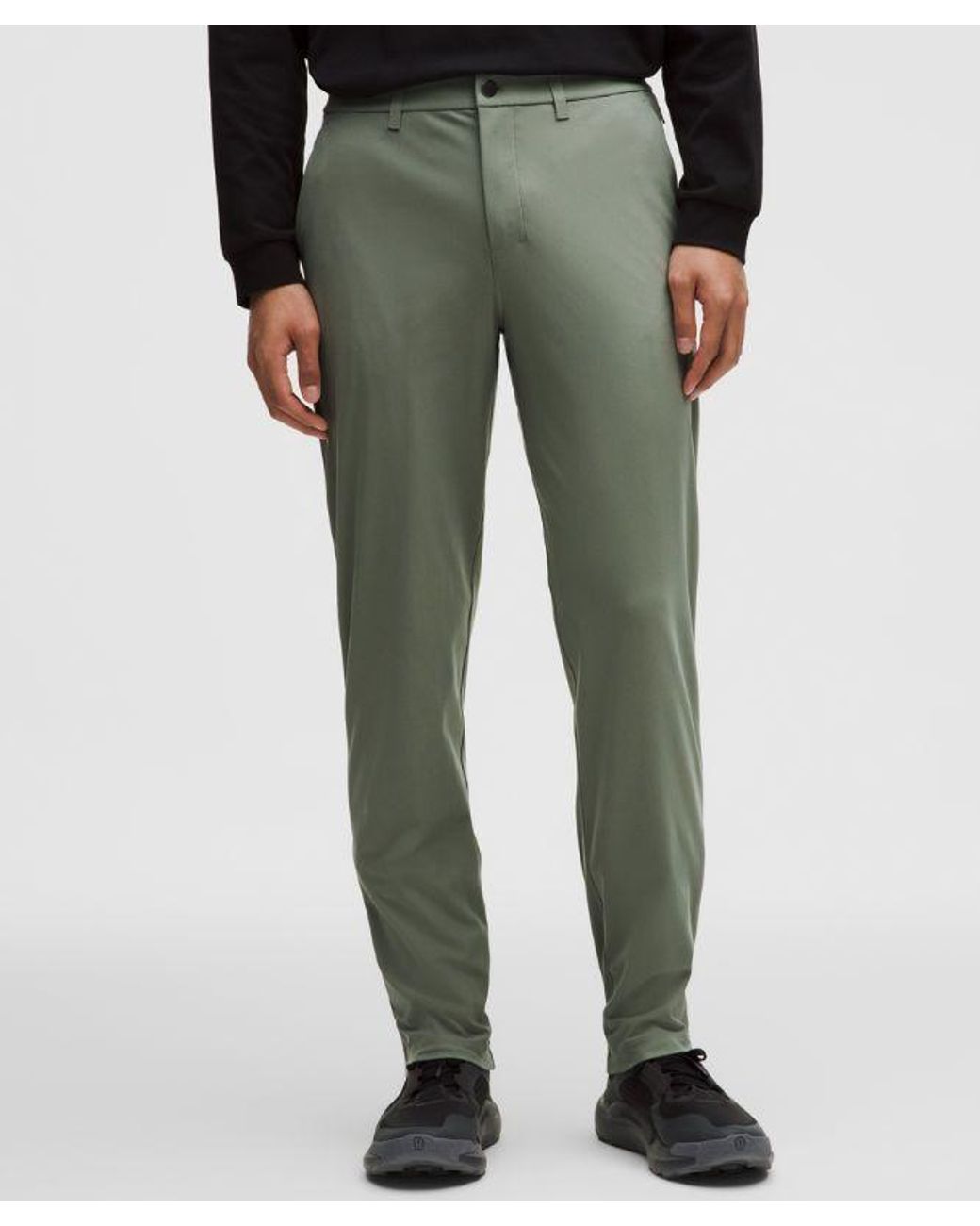 lululemon athletica Black Abc Classic-Fit Trouser 34L for men