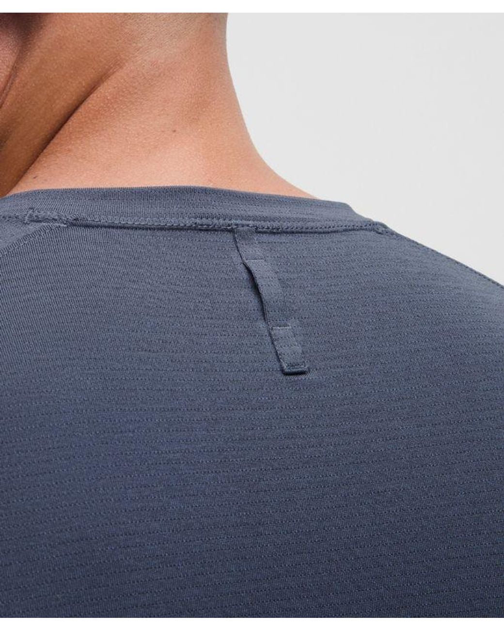 lululemon athletica Blue License To Train Long-Sleeve Shirt for men