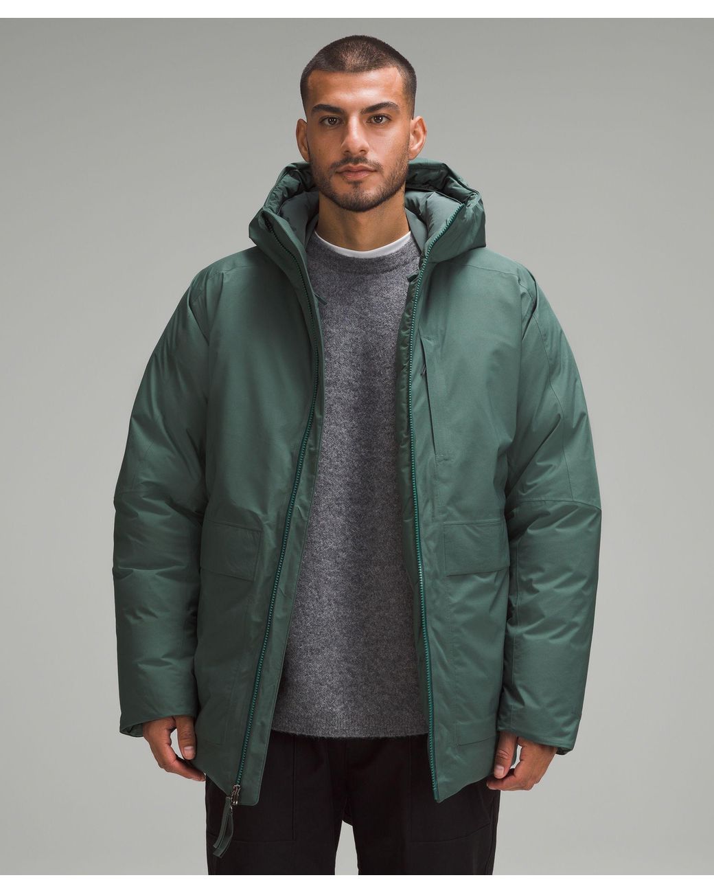 lululemon athletica Stretchseal Down-filled Parka in Green | Lyst UK