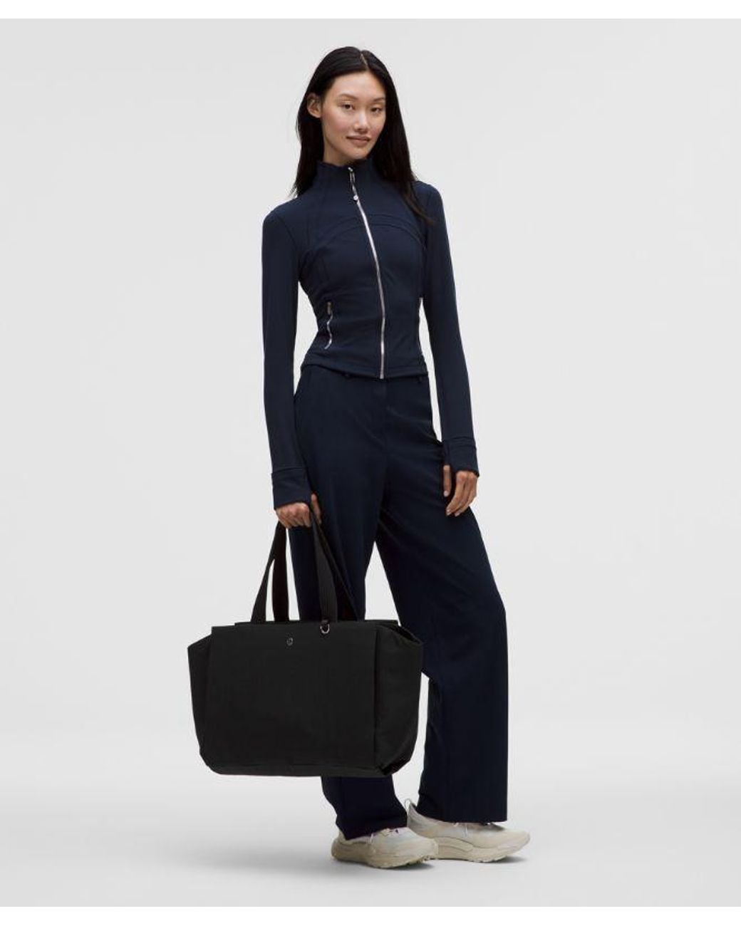 lululemon athletica Black Triple Compartment Tote Bag 18L