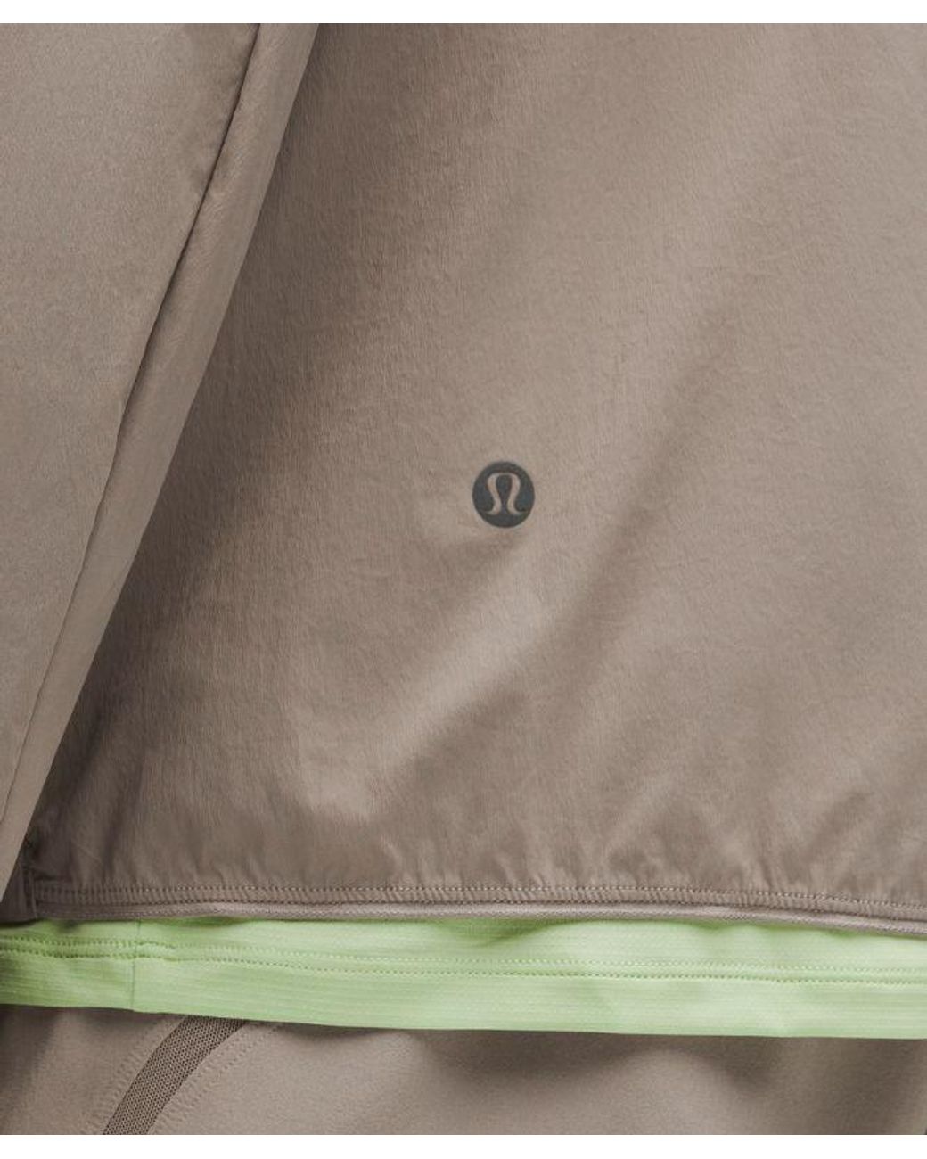 lululemon athletica Natural – Fast And Free Hooded Jacket – /Khaki – for men