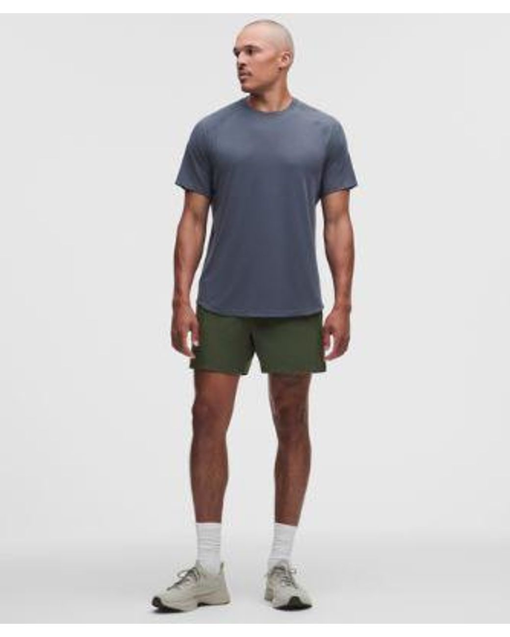 lululemon athletica Blue License To Train Short-Sleeve Shirt for men