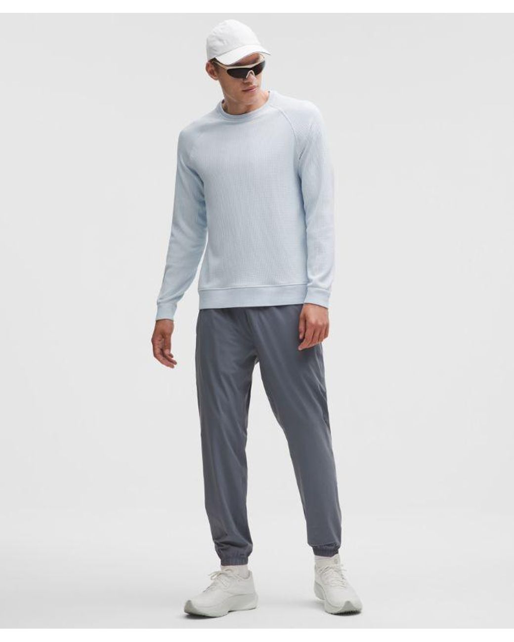 lululemon athletica Blue – Engineered Warmth Long-Sleeve Crew Sweatshirt – – for men