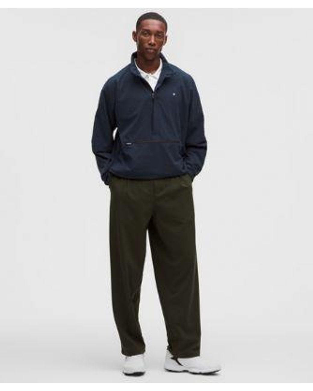 lululemon athletica Blue – Insulated Ripstop Golf Half Zip Sweatshirt – – Size Small for men