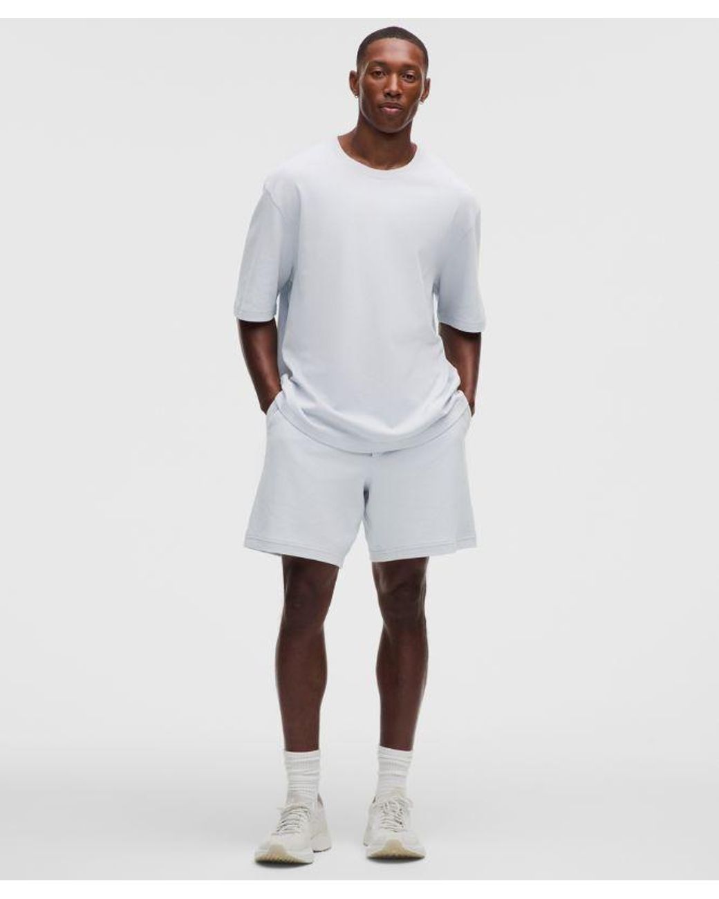 lululemon athletica White Pique Performer Relaxed T-Shirt for men