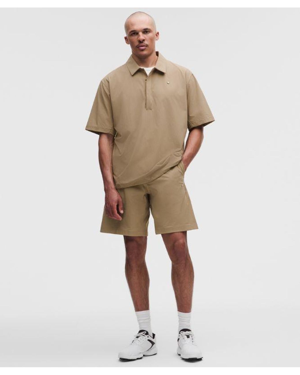 lululemon athletica Natural – Water-Repellent Golf Pullover – Color Khaki – Size Large for men