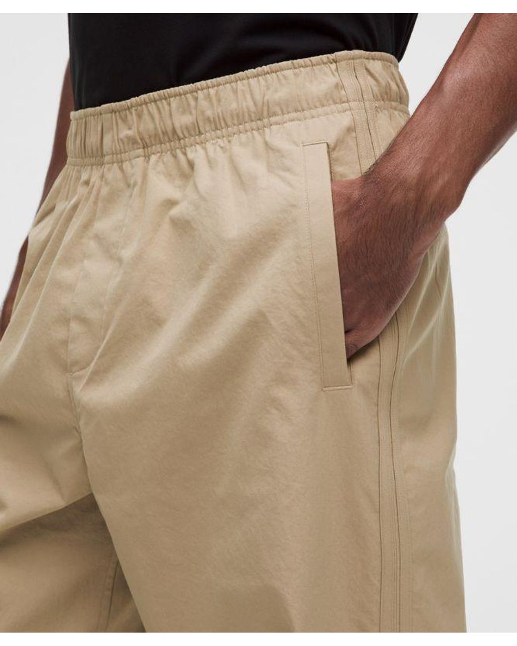 lululemon athletica Black – Smooth Track Pants Regular – Color Khaki – Size Large for men