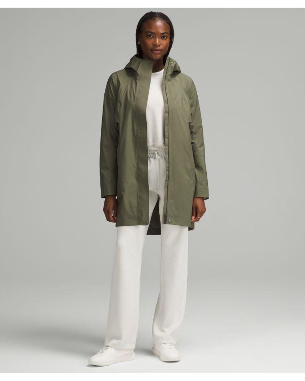 lululemon athletica Green Rain Rebel Jacket