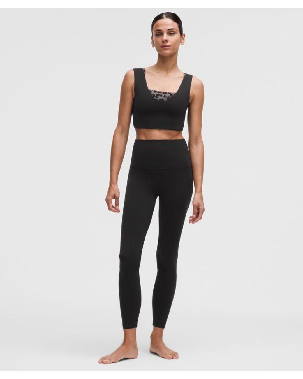 lululemon athletica Black Bend This Boat And Scoop Bra