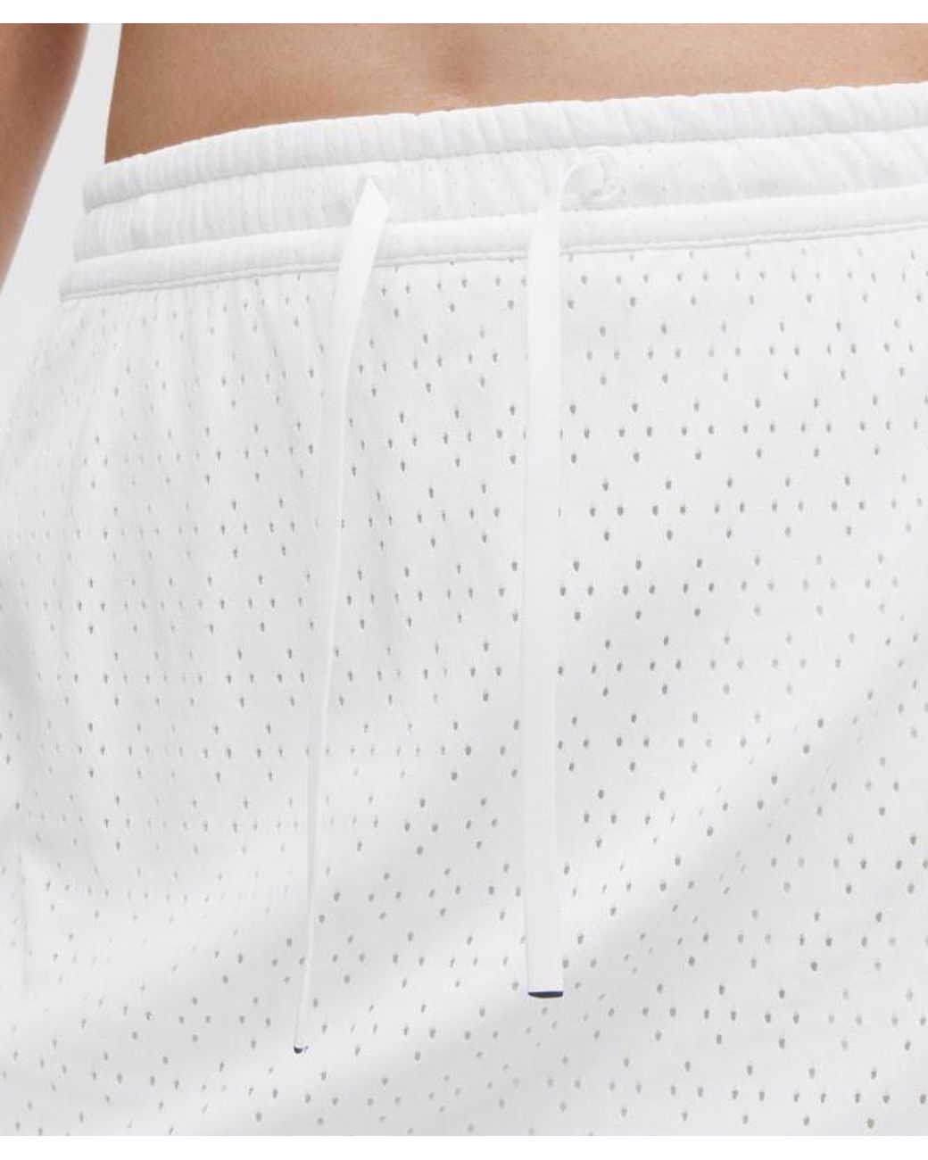 lululemon athletica White – Ace Advantage High-Rise Knit Mesh Tennis Skirt – – Size Large