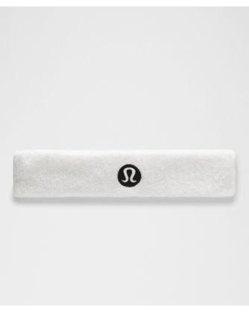 lululemon athletica White – High-Pile Cotton Terry Sweatband –