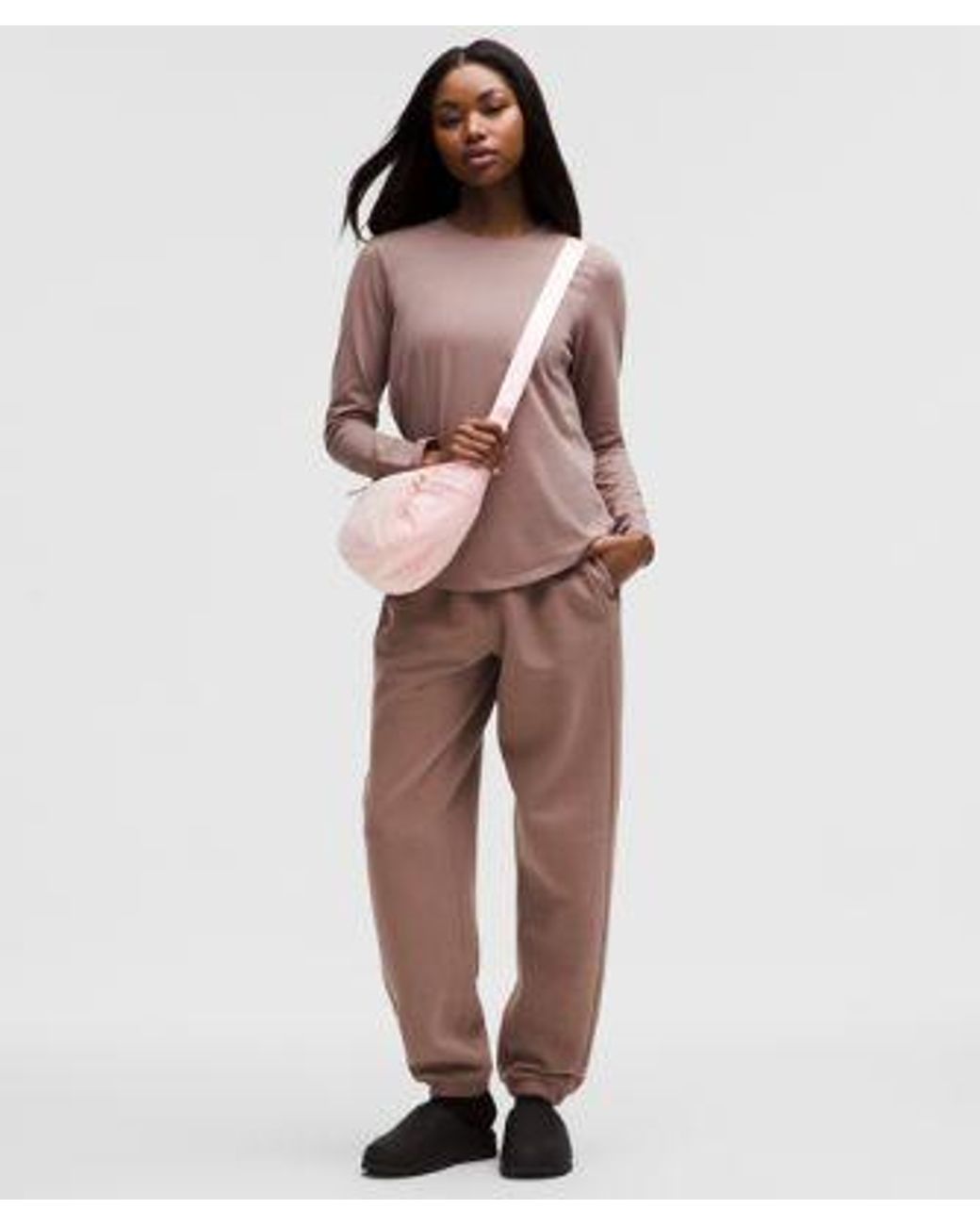 lululemon athletica Pink Slouchy Sling Bag 6L