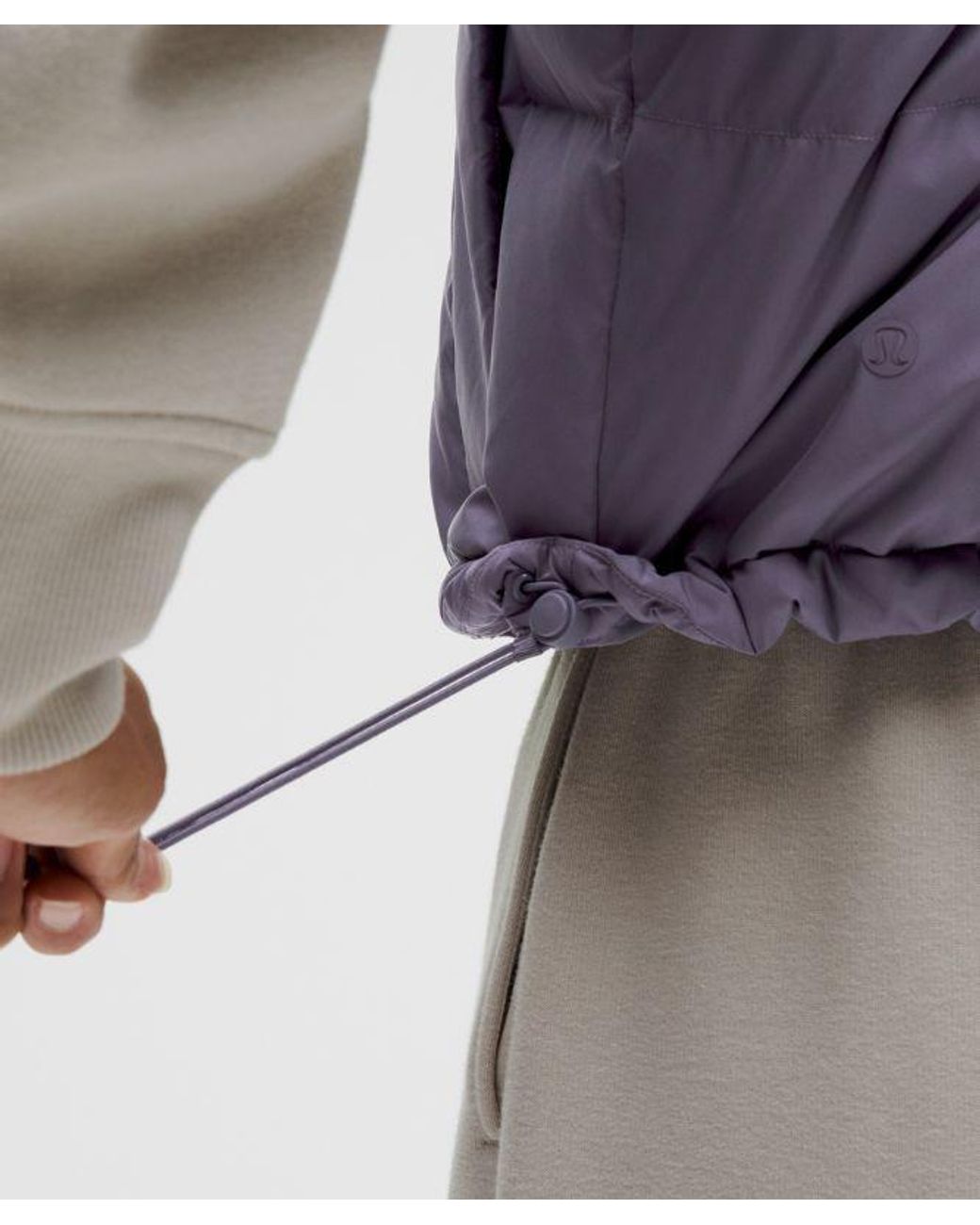 lululemon athletica Blue Wunder Puff 600-Down-Fill Cropped Vest