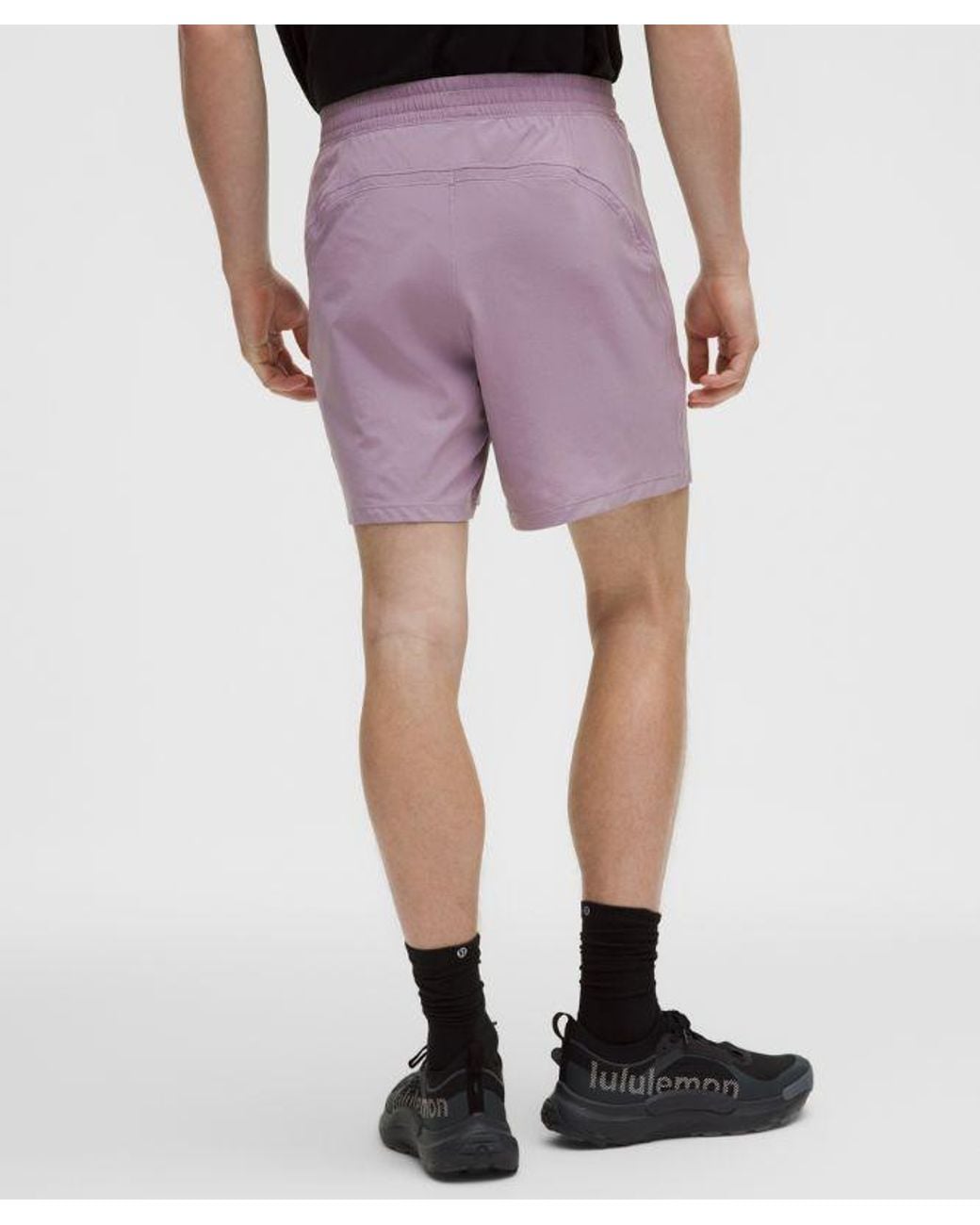 lululemon athletica Black Pace Breaker Linerless Short 7" for men