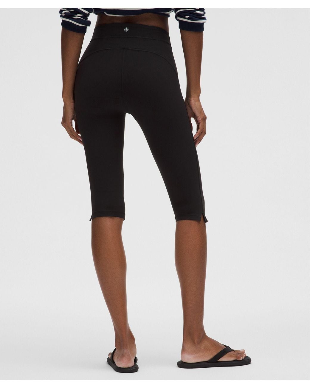 lululemon Groove High-Rise Notched-Hem Crop 15