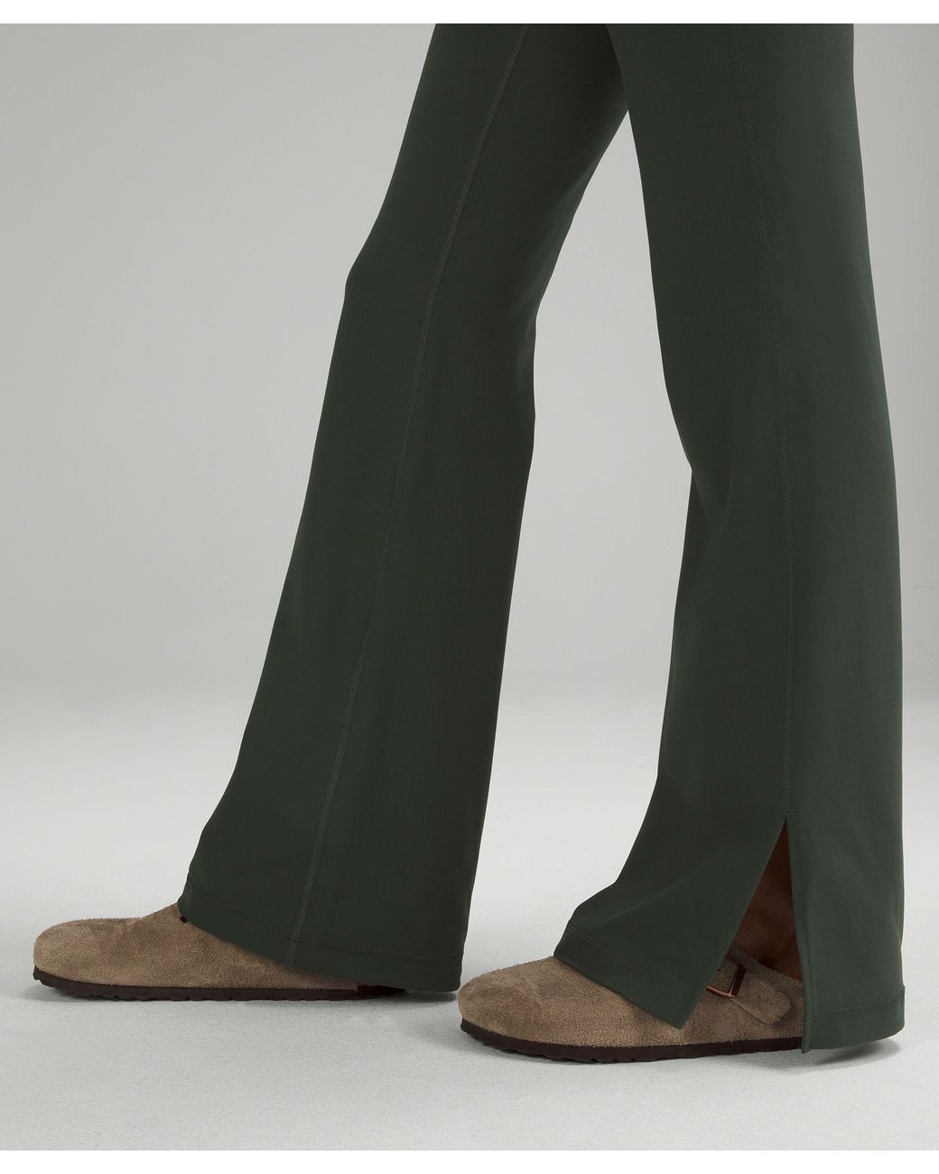 Lululemon Flare High Rise Groove Pants - Smoked Spruce Green, Women's  Fashion, Activewear on Carousell