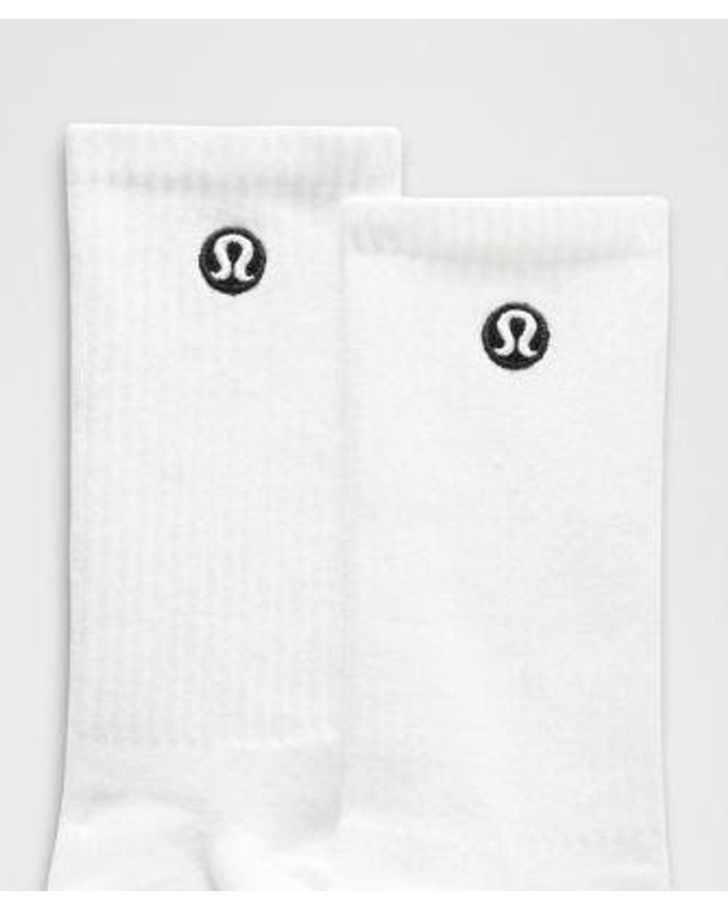 lululemon athletica White Daily Essential Crew Socks