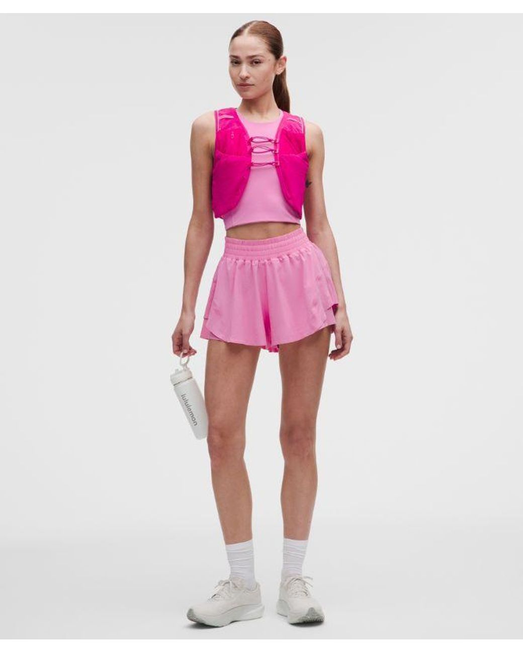 lululemon athletica Pink Shake It Out High-Rise Running Short 2.5"
