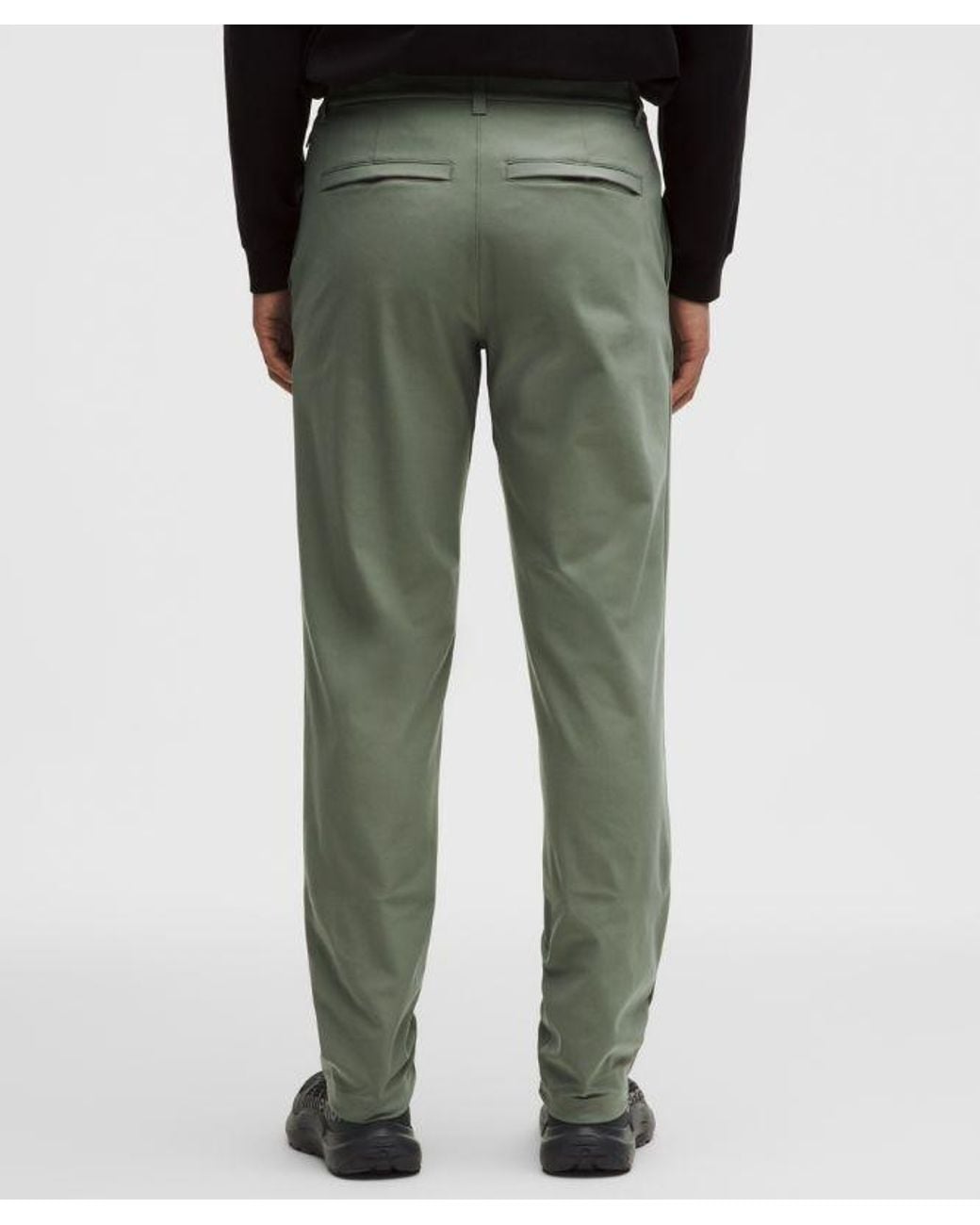 lululemon athletica Black Abc Classic-Fit Trouser 34L for men