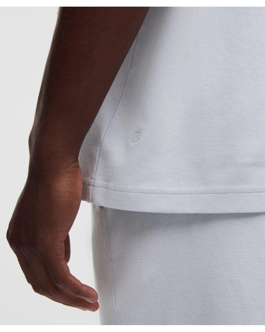 lululemon athletica White Pique Performer Relaxed T-Shirt for men