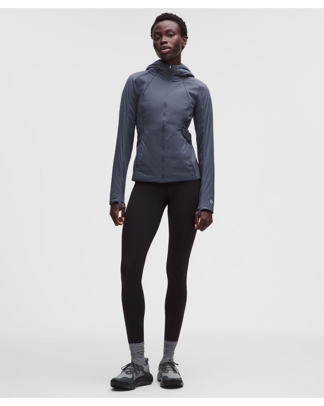 lululemon athletica Blue Down For It All Running Jacket