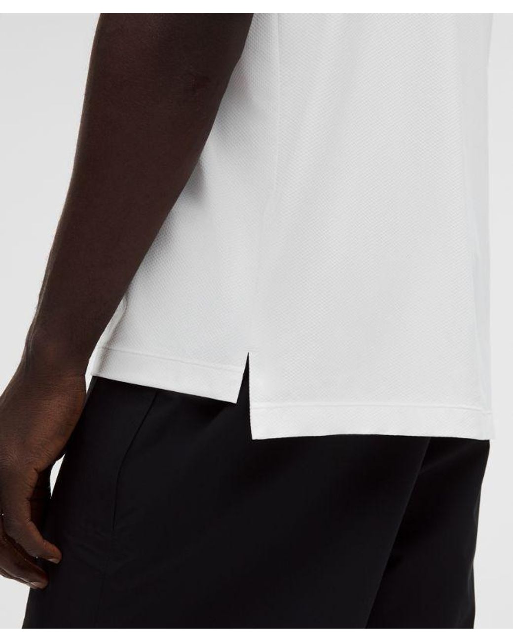 lululemon athletica Logo Sport Polo Short-sleeve - Color White - Size L for men