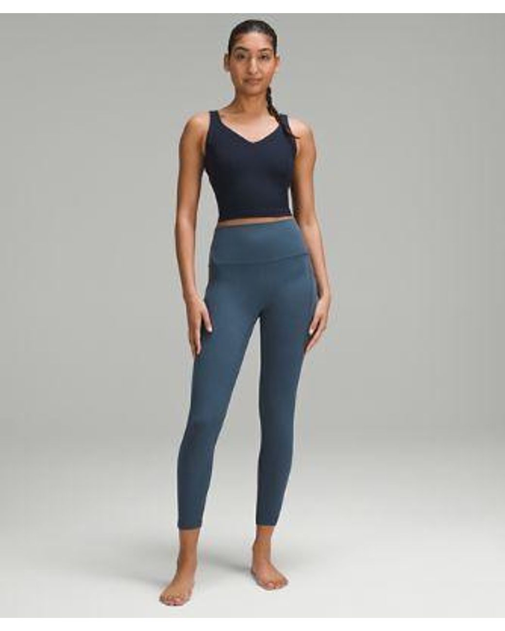 lululemon athletica Blue Aligntm Tank Top Light Support, C/d Cup