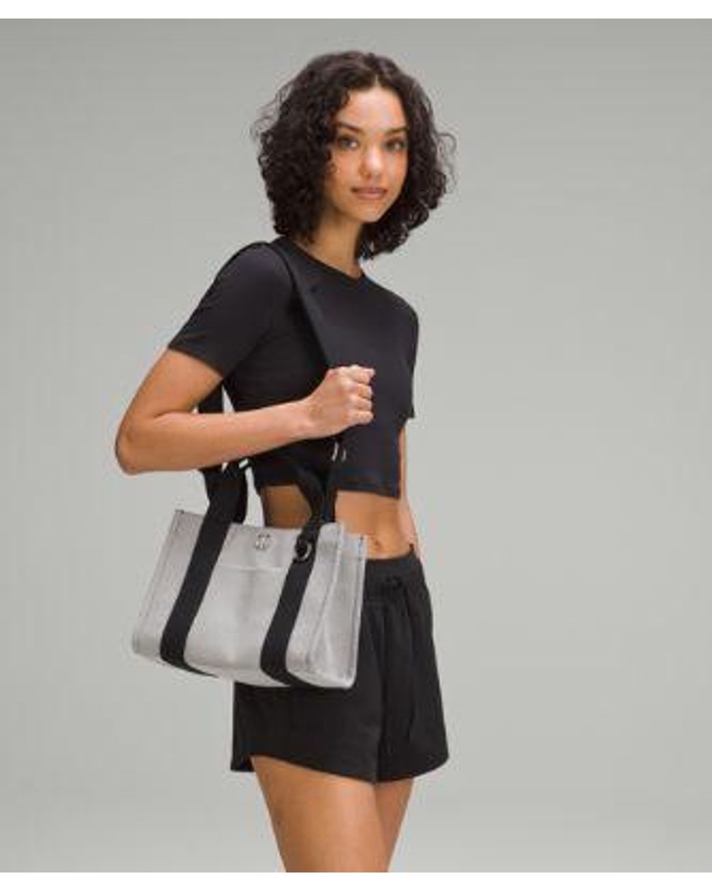 lululemon Two Tone Canvas Mini Tote Bag 4.5L in Black Lyst UK