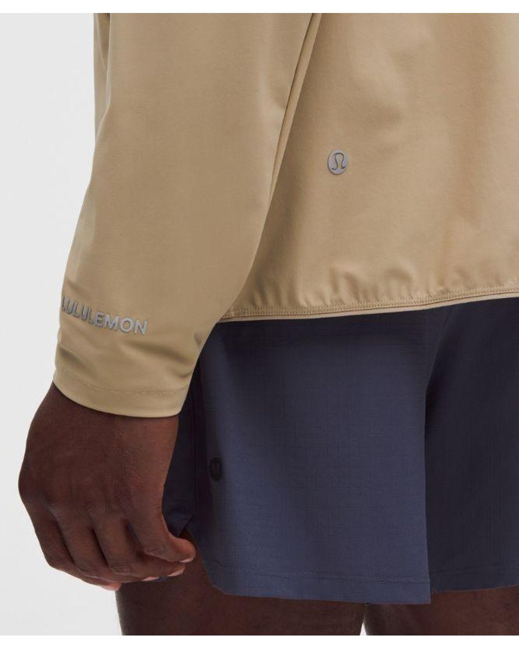 lululemon athletica Natural – Pace Breaker Jacket – Color Khaki – Size Large for men