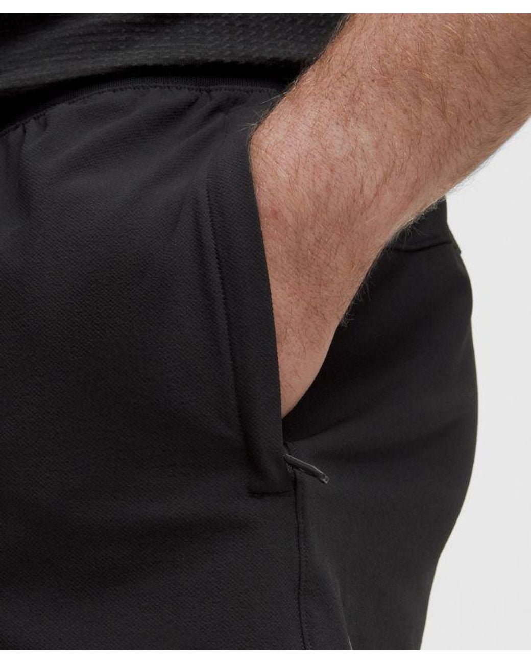 lululemon athletica Black License To Train Linerless Short 5" for men