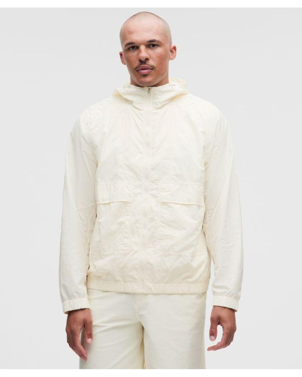 lululemon athletica White – Uv-Protective Stash And Dash Windbreaker Jacket – – Size Large for men
