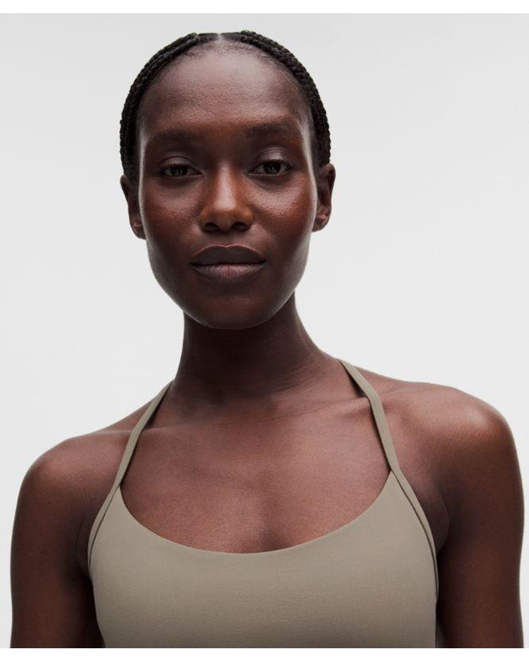 lululemon athletica Green – Flow Y Sports Bra Light Support, A/B Cup Design – – Size Large