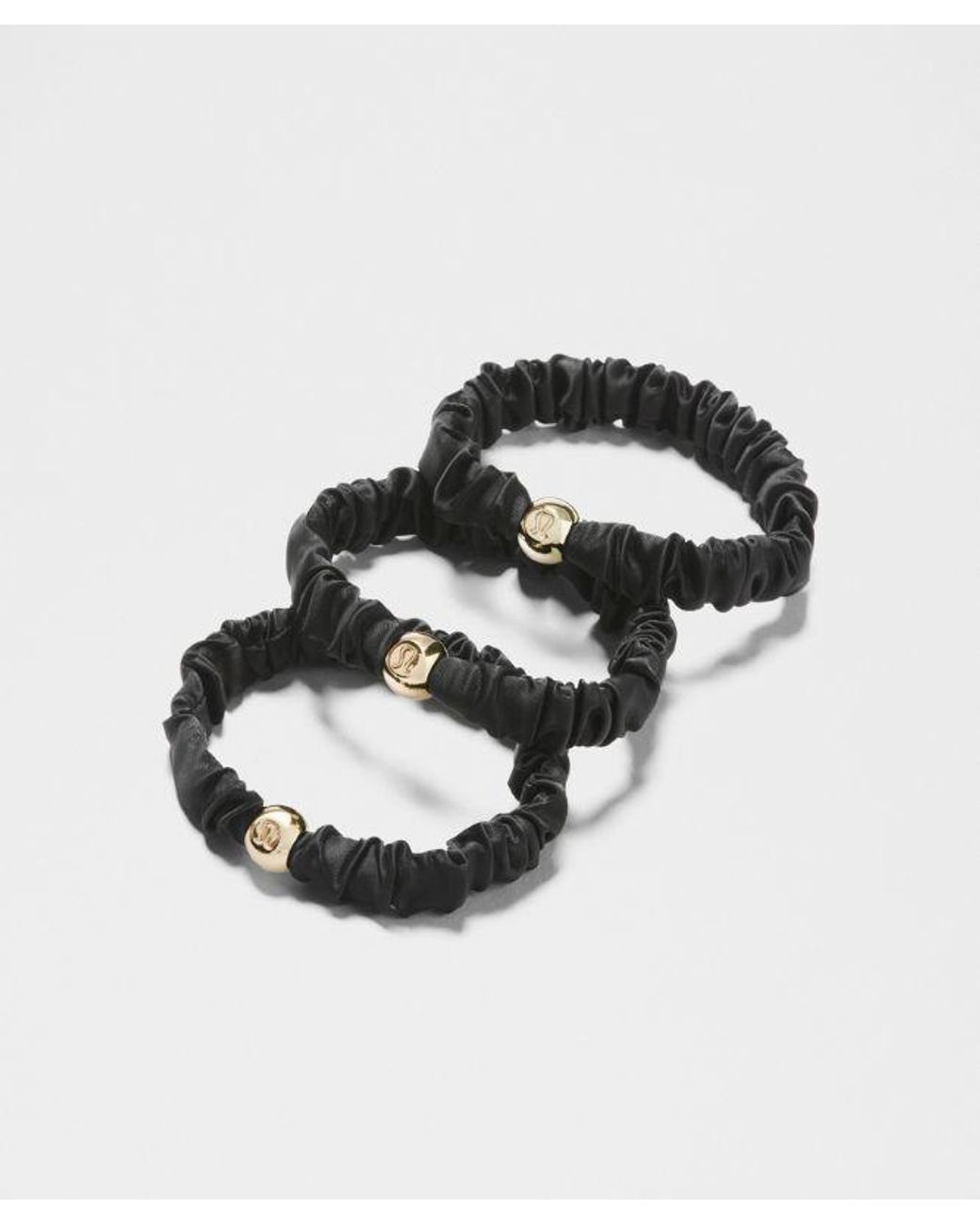 lululemon athletica Multicolor – Skinny Hair Scrunchie 3 Pack Logo Bead –