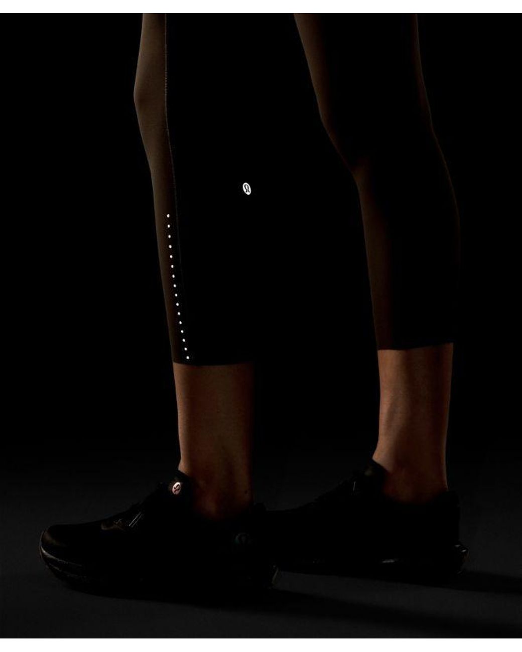 lululemon athletica Black Fast And Free 6-Pocket High-Rise Crop 23"