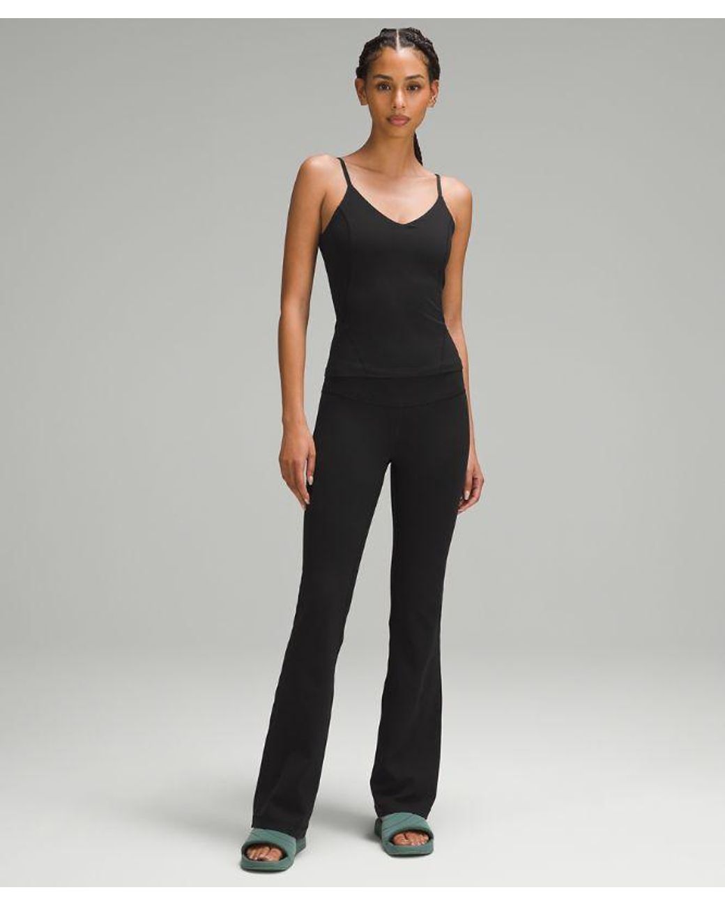 lululemon athletica Black Align Waist-Length Cami Tank