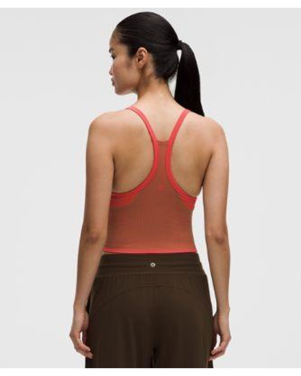 lululemon athletica Red – Salutations Yoga Tank Top Light Support, B/C Cup – – Size Large