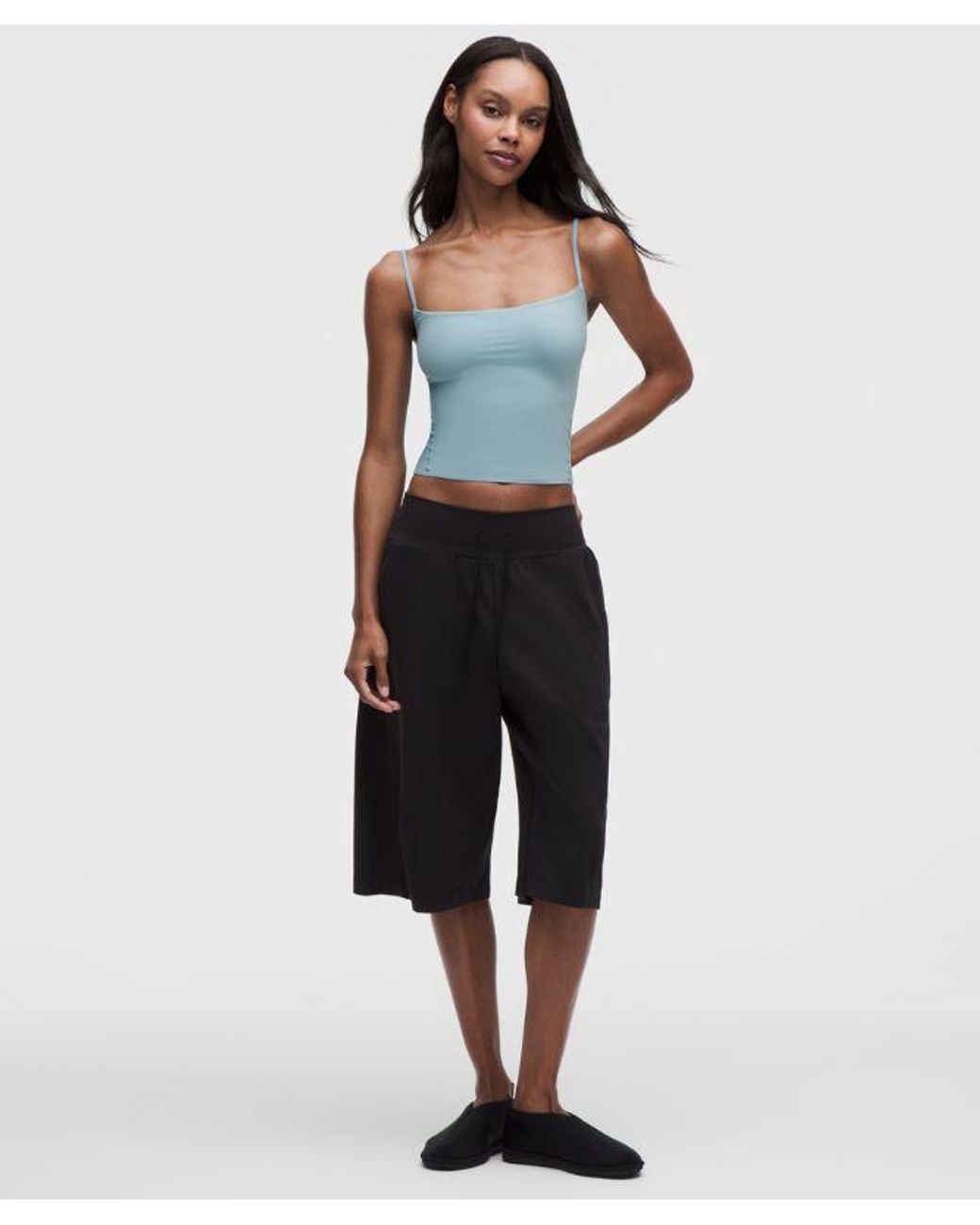 lululemon athletica Blue – Wundermost Ultra-Soft Nulu Spaghetti-Strap Adjustable Cami – –