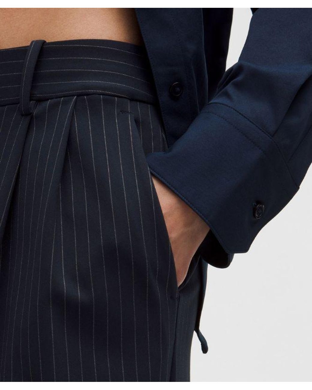 lululemon athletica Blue Daydrift High-Rise Wide-Leg Trouser