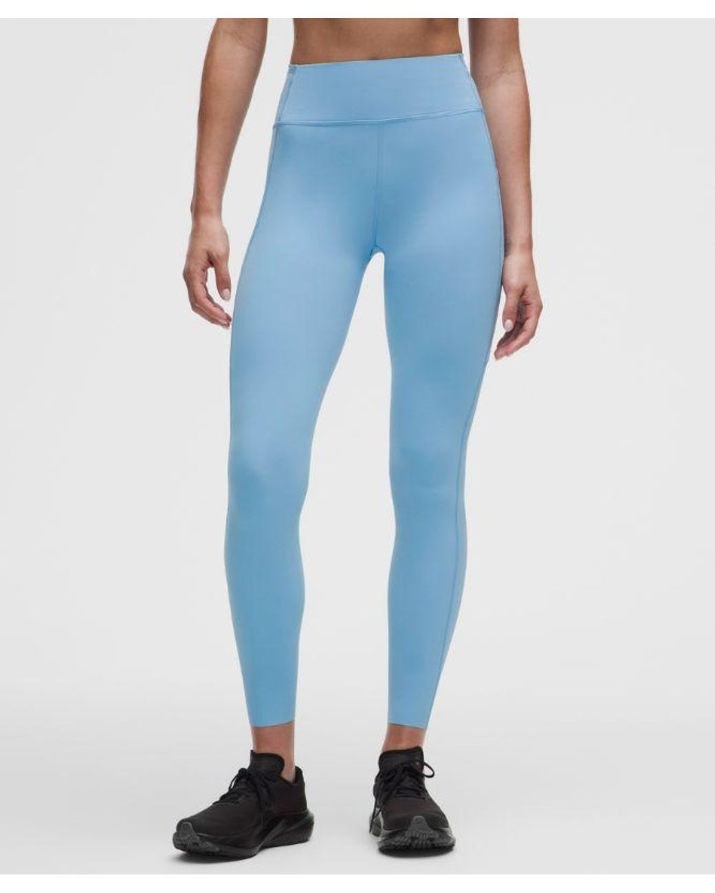 lululemon athletica Blue – Fast And Free 6-Pocket High-Rise Tight Leggings Design – 28" – – Size 4