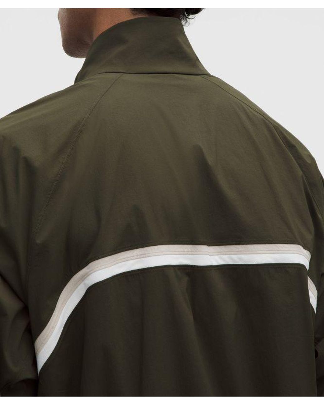 lululemon athletica Green – Pace Breaker Track Jacket Glyde – /Khaki – Size Large for men