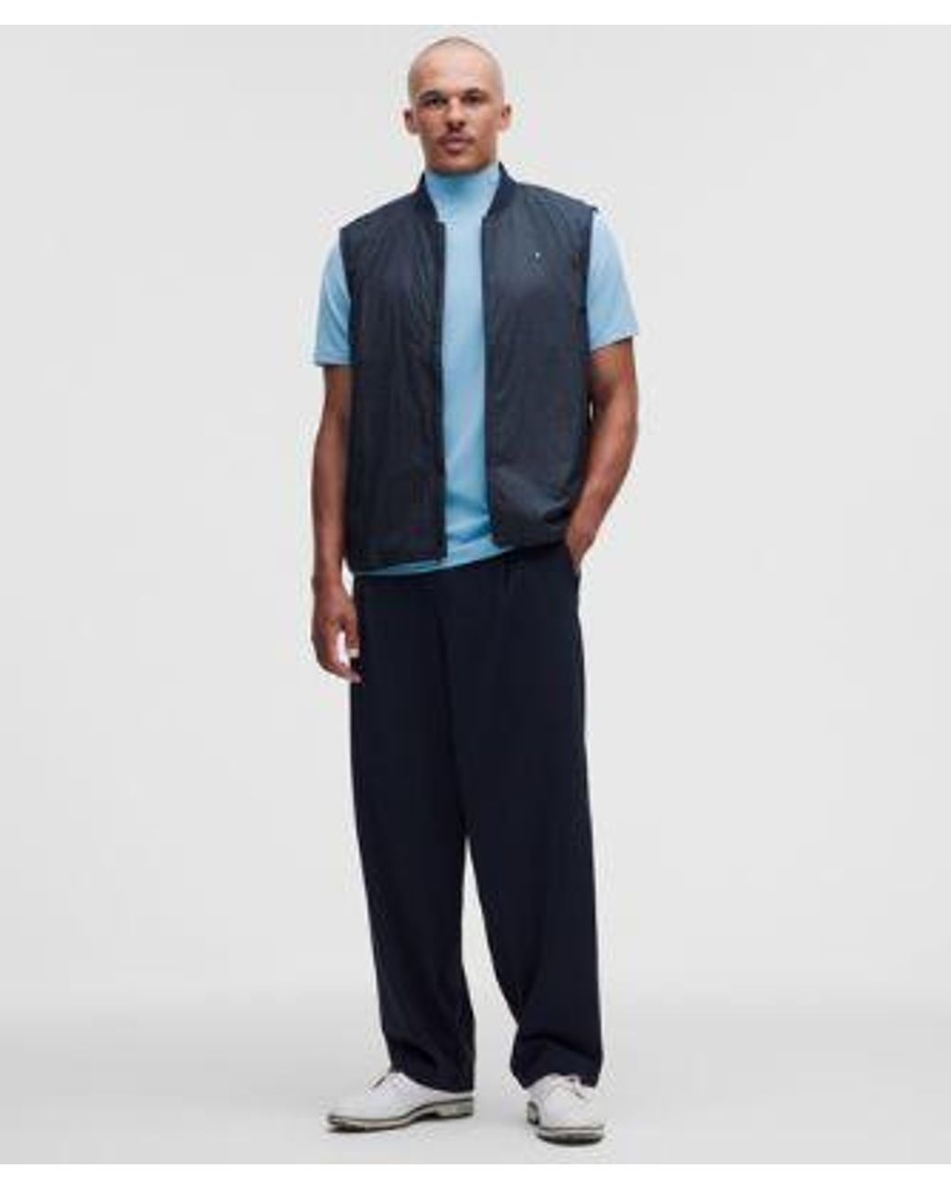lululemon athletica Blue Showzero Slim-Fit Mockneck Shirt for men