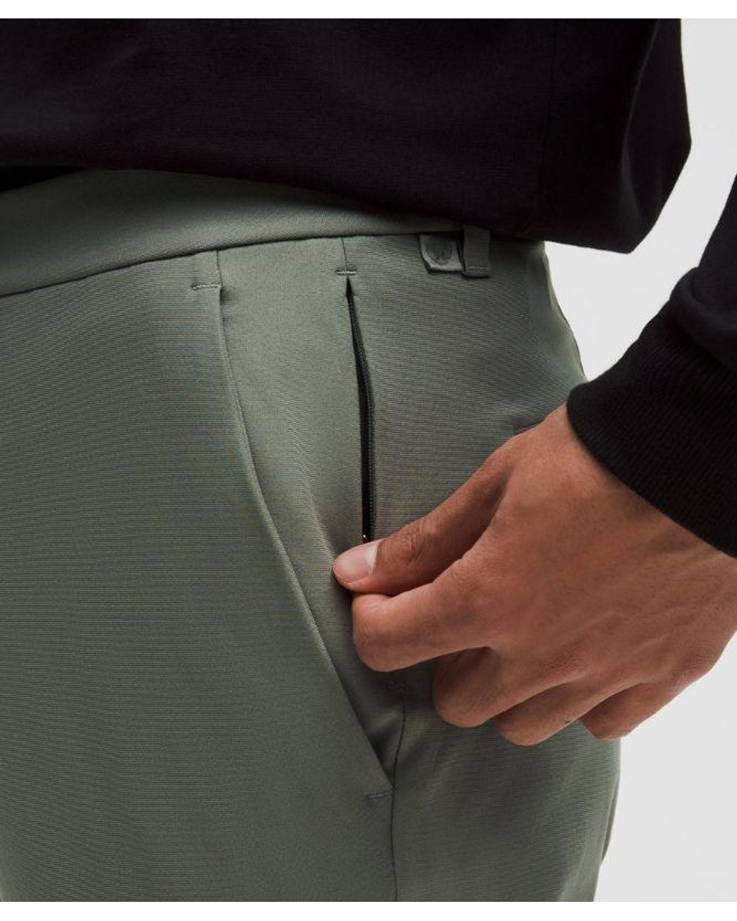 lululemon athletica Black Abc Classic-Fit Trouser 34L for men
