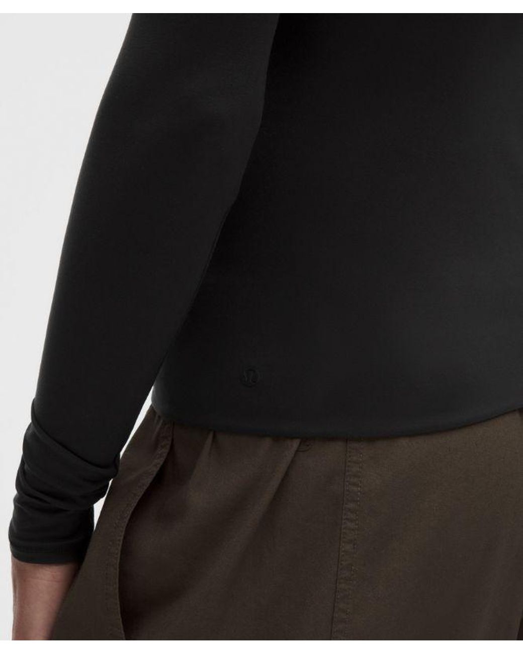 lululemon athletica Black Wundermost Ultra-Soft Nulu Crewneck Long-Sleeve Shirt